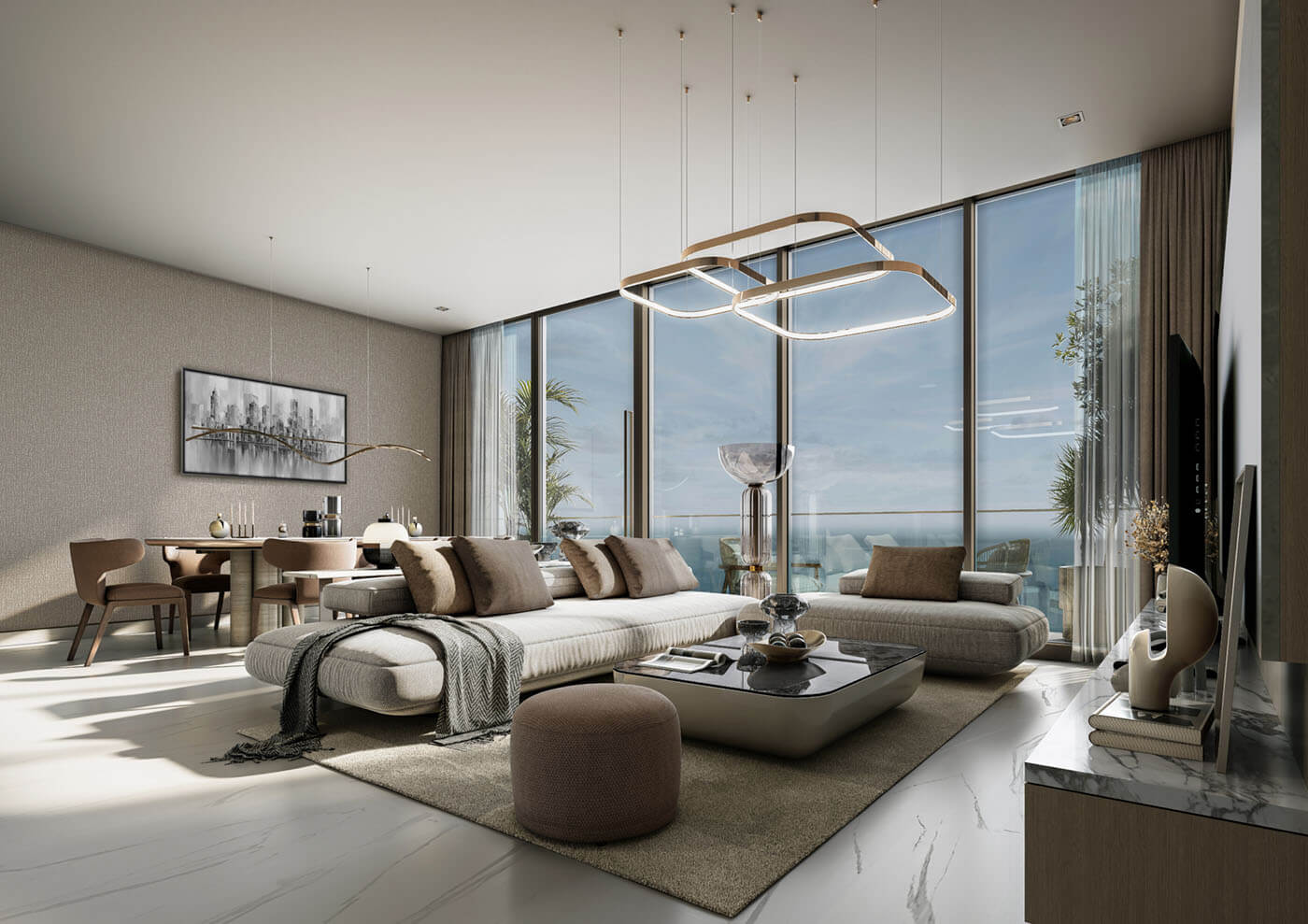 Sobha SkyParks luxury apartments development dubai