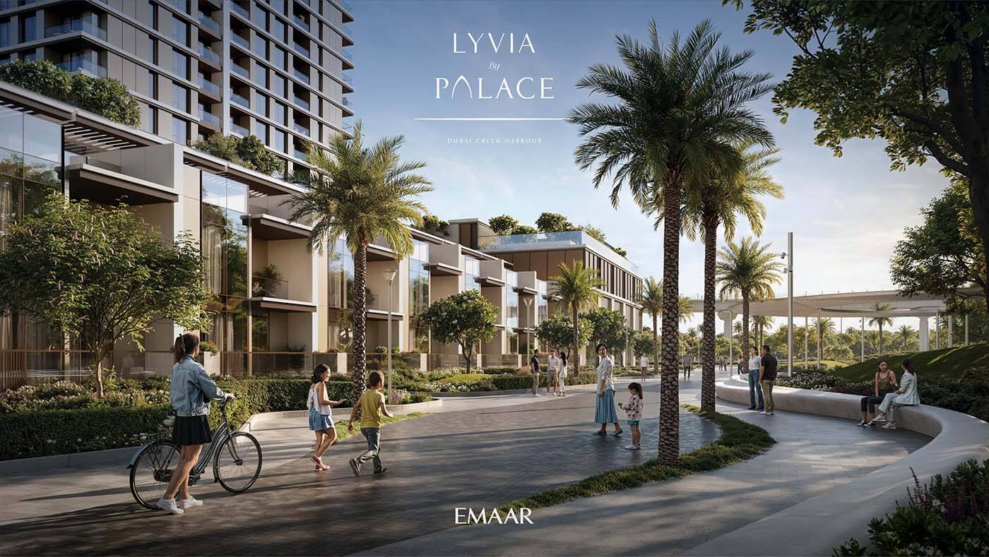 Lyvia by Palace dubai Creek Harbour waterfront apartments